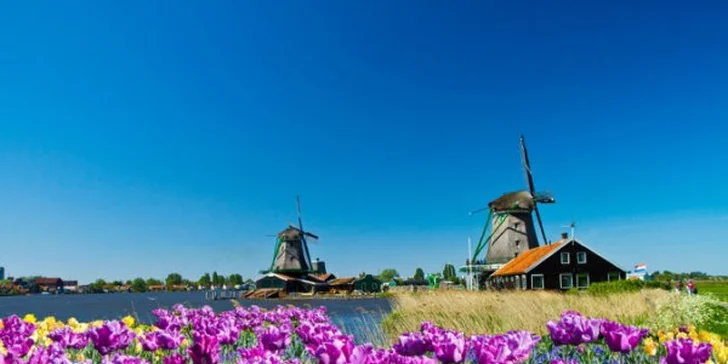 Keukenhof, Zaanse Schans, Volendam, Amsterdam s ubytováním na 1 noc a snídaní