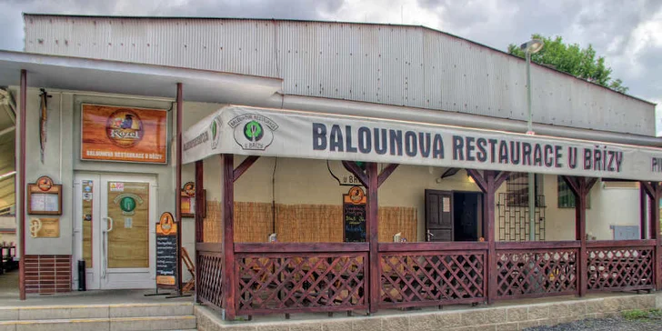 Pečená vepřová žebra v BBQ omáčce a 4x Velkopopovický Kozel z tanku