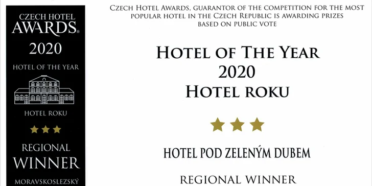 A i letos obhájil pozici jednoho z nejlepších hotelů v kraji.