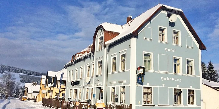 Zimní dovolená se snídaní v Krušných horách: Lyžovačka i běžkování