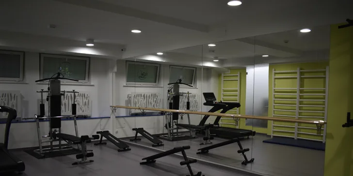 Kdykoli můžete zajít i do hotelového fitness.