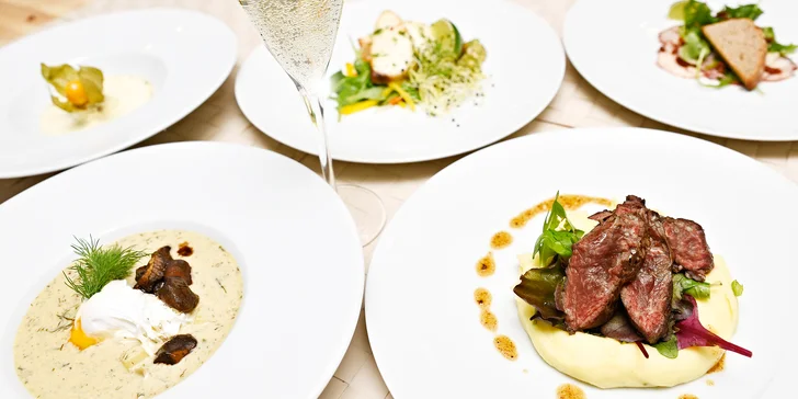 Zimní hody v Gourmet Pauze: Degustační menu o 5 skvostných chodech pro dva