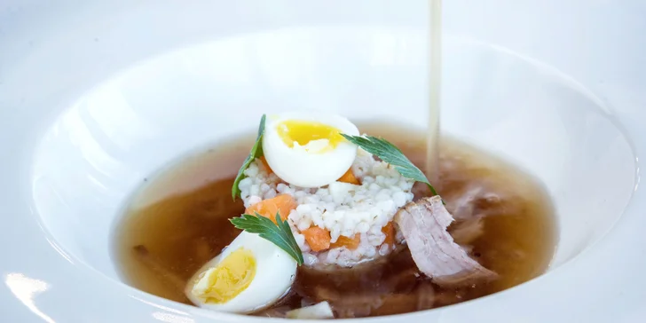 Moderní gastronomie na talíři - degustační menu o 5 chodech pro 2 labužníky