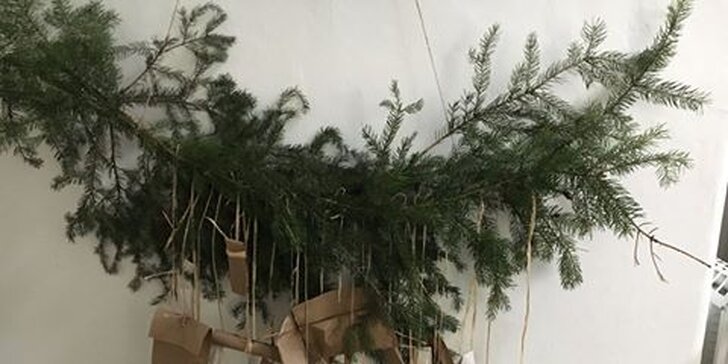 Tříhodinový vánoční workshop: Vyrobte si věnec a další dekorace pro radost