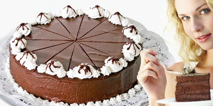 Domácí Sacher dort podle domácí receptury