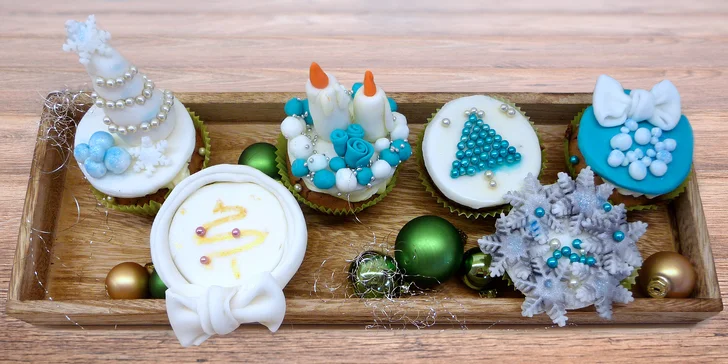 Nadýchané vánoční cupcaky v klasické i bezlepkové variantě