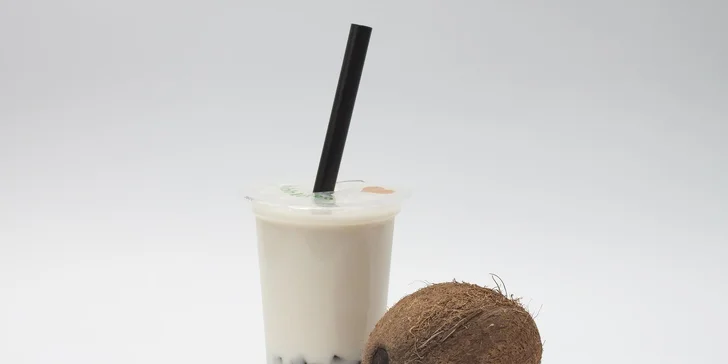 Půl litr bubble tea: Ovocný nebo krémový čaj s dvojitou dávkou přísad