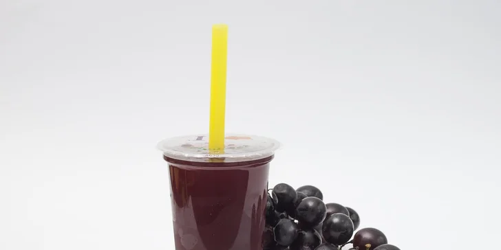 Půl litr bubble tea: Ovocný nebo krémový čaj s dvojitou dávkou přísad