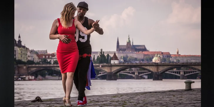 Ghetto Zouk a Kizomba - jedna nebo čtyři individuální taneční lekce