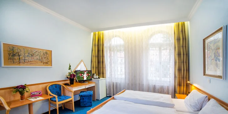 Wellness pobyt s polopenzí a procedurami v Karlových Varech pro 1 i 2 osoby