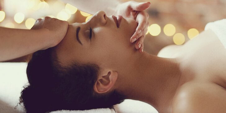 Ájurvédská kosmetická pleťová terapie s masáží obličeje, krku a dekoltu