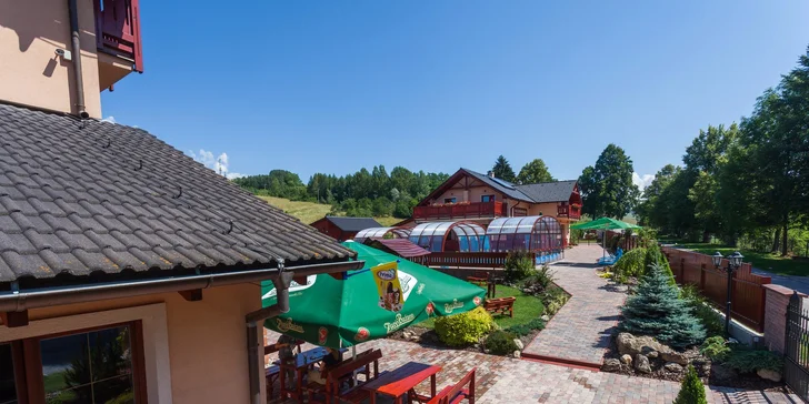 Wellness pobyt v penzionu Motýl*** u obce Bešeňová. Dítě do 12 let zdarma!