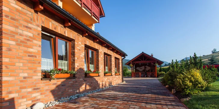 Wellness pobyt v penzionu Motýl*** u obce Bešeňová. Dítě do 12 let zdarma!