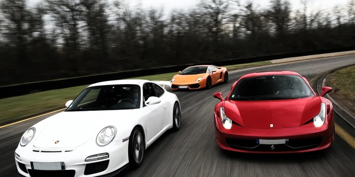 Zážitek na 4 kolech: Projeďte se ve Ferrari, Lamborghini, Maserati nebo Porsche