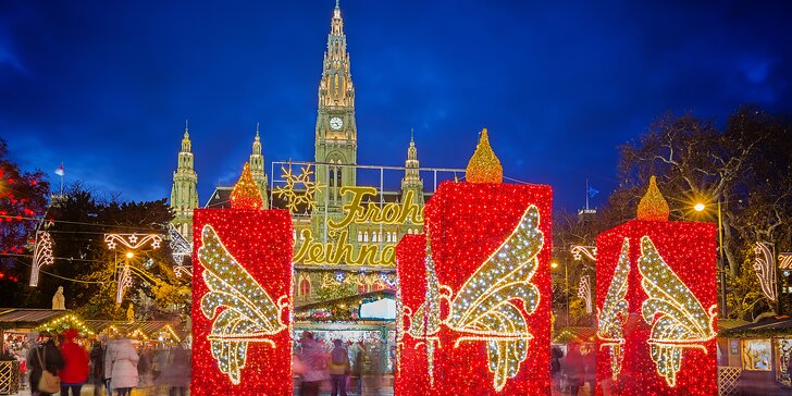 Advent na Jižní Moravě s výletem na vánoční trhy do Vídně či Budapěšti