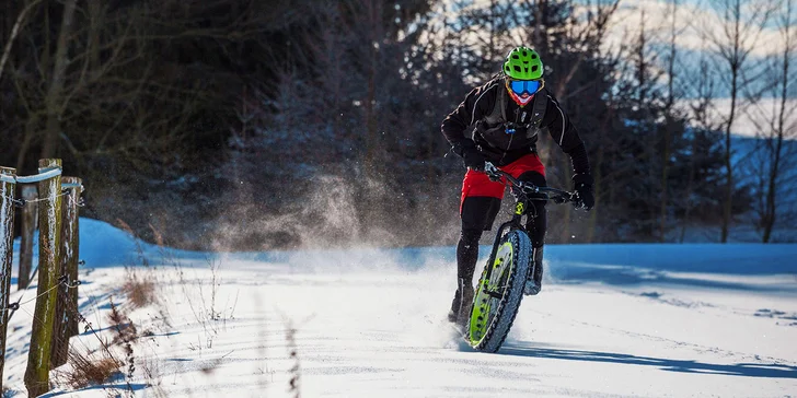 Snowbike na den i na víkend: Zapůjčení speciálního jízdního kola na celý den