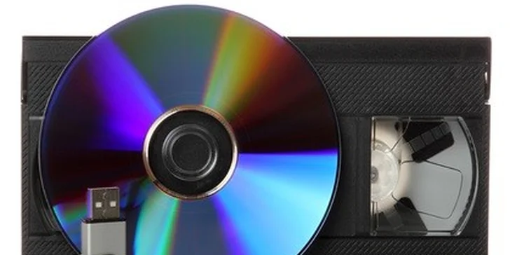 Převod kazety VHS nebo VHS-C na DVD