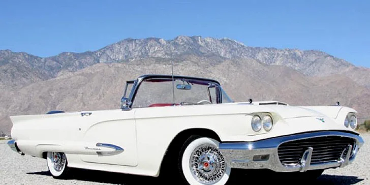Nezapomenutelná jízda v legendárním kabrioletu Ford Thunderbird '59
