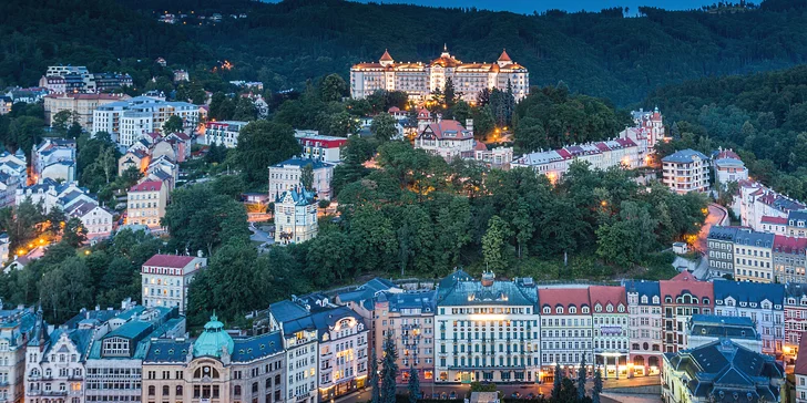 Pohádková dovolená v Karlových Varech v hotelu na kolonádě s návštěvou lázní