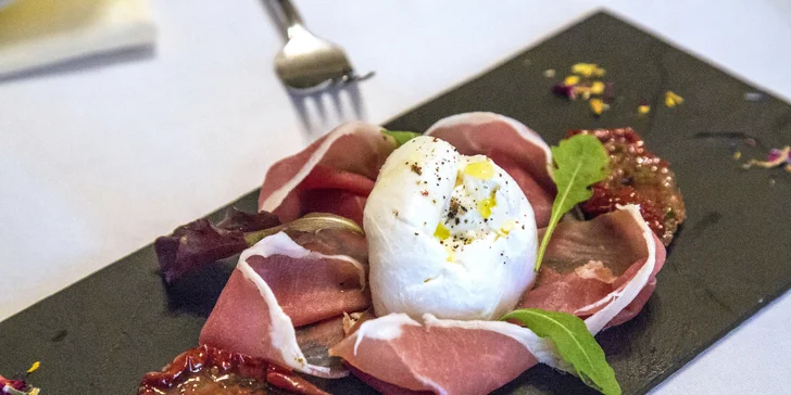 Vůně a chuť Středomoří: 4chodové degustační menu pro dva