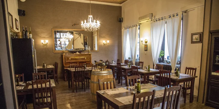 Vůně a chuť Středomoří: 4chodové degustační menu pro dva