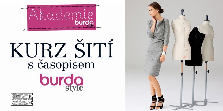 Kurzy šití s časopisem Burda Style pro začátečníky i pokročilé švadlenky