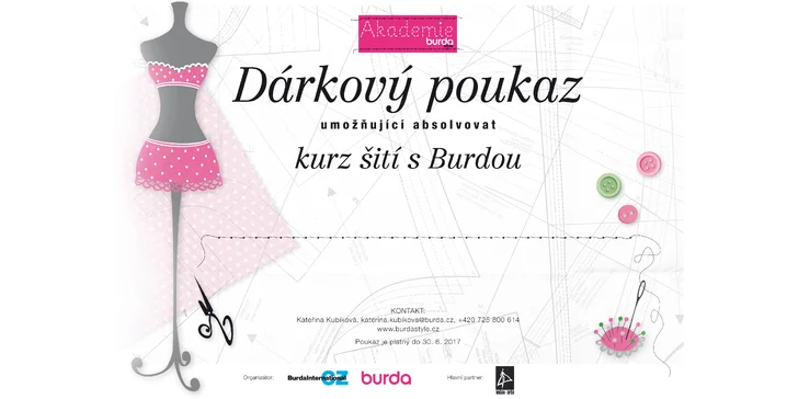 Kurzy šití s časopisem Burda Style pro začátečníky i pokročilé švadlenky