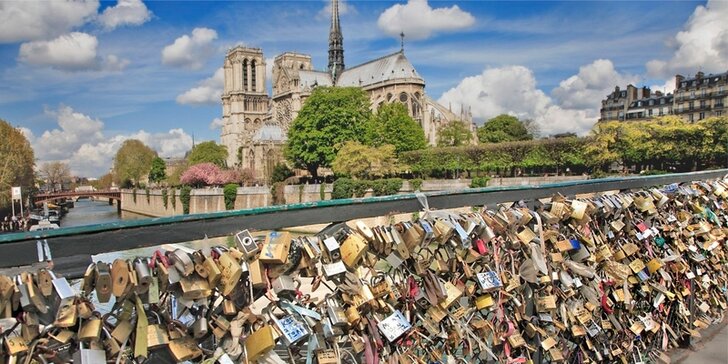 Zájezd do Paříže na Valentýna včetně ubytování, snídaně a sektu do páru