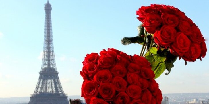 Zájezd do Paříže na Valentýna včetně ubytování, snídaně a sektu do páru