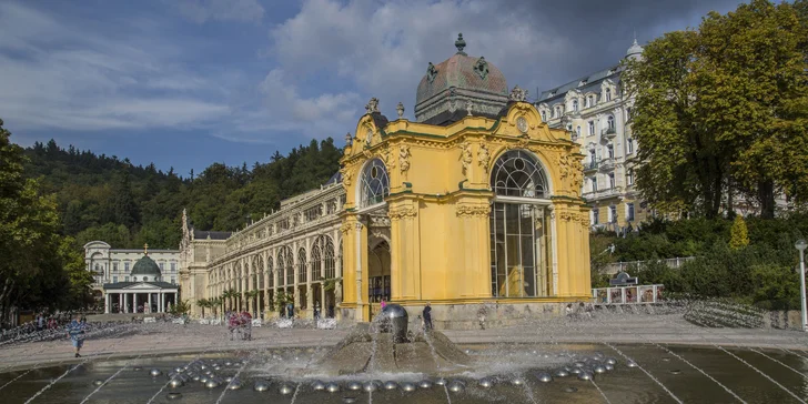 Prvotřídní relax v Mariánských Lázních: polopenze a procedury pro dva