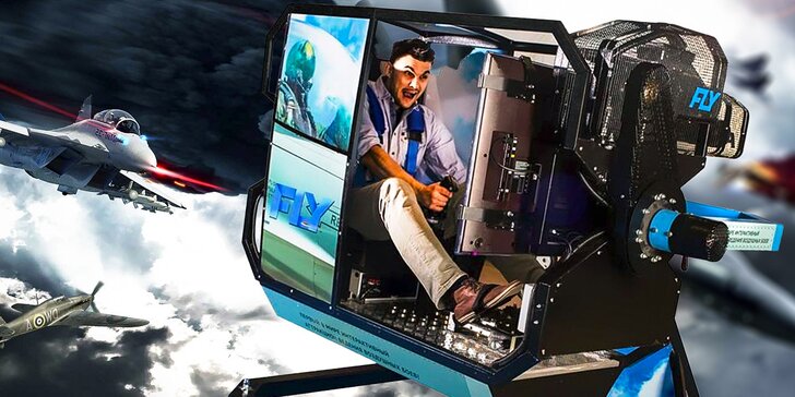 Zažijte lítý boj na leteckém simulátoru s kabinou otočnou o 360 stupňů