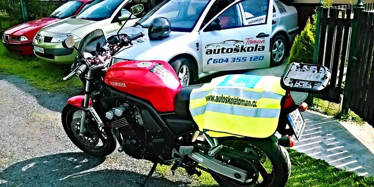 Splňte si sen: řidičský průkaz na motocykl (sk. A, A1, A2)