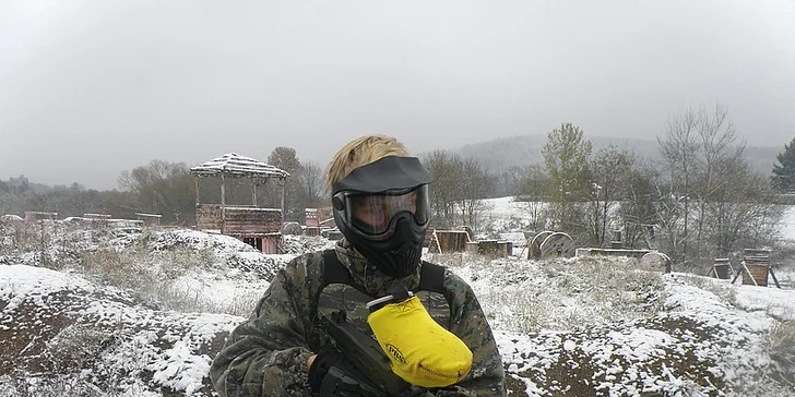 4 hodiny paintballu na 5 hřištích + 100 ks munice a nápoj