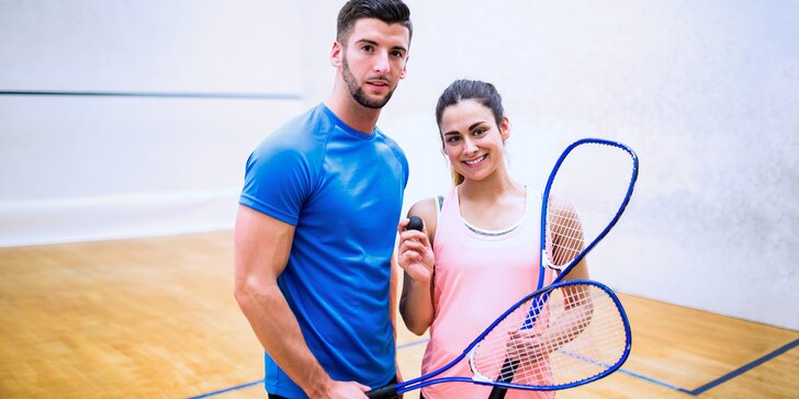 Zahrajte si squash: 5x 60 minut včetně jedné hodiny s trenérem