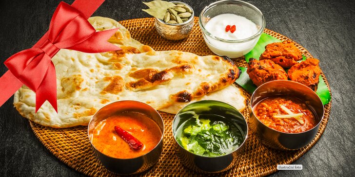 Na skok do Orientu: indické thali neboli mix specialit pro dvě osoby