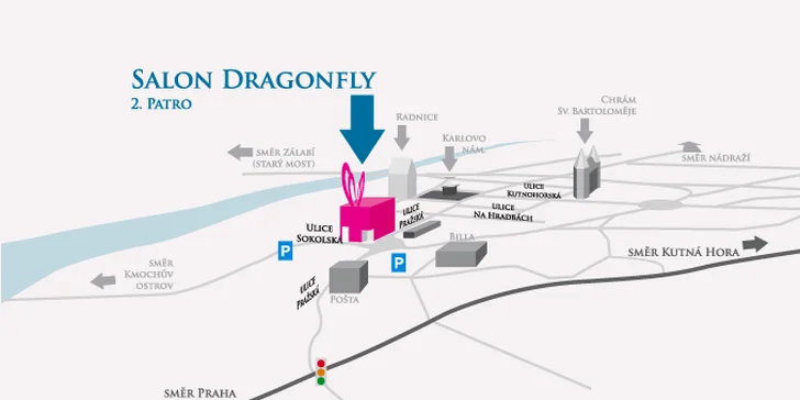 Otevřené vouchery na služby salonu Dragonfly