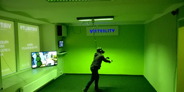 Vstupte do světa plného zážitků: 60 minut ve virtuální realitě až pro 4 hráče