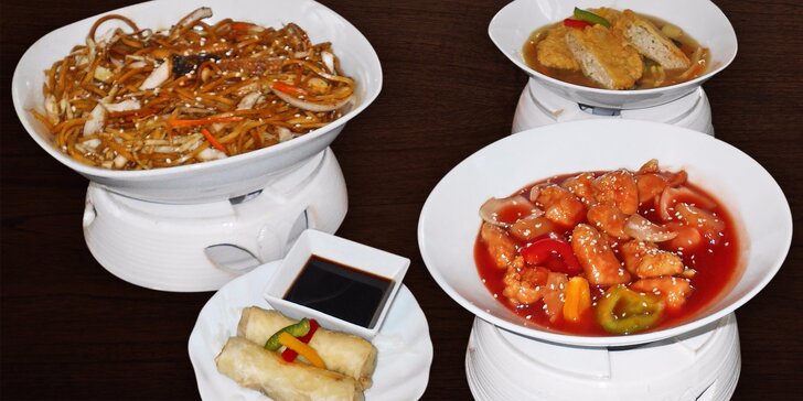 Pravá šanghajská hostina pro 2 - menu s vůní dálek v Lotos restaurantu