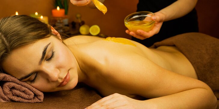 Parádní relax s medovou, aromaterapeutickou nebo thajskou masáží