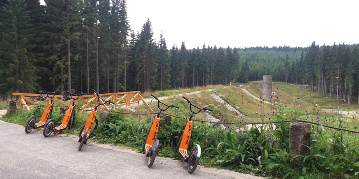 Výlet po rozhlednách Jizerek na elektrokoloběžkách ve 2 až 10 osobách