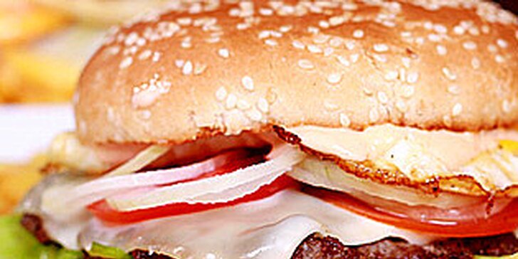 40% sleva na libovolné hamburgery v Pivní stáji