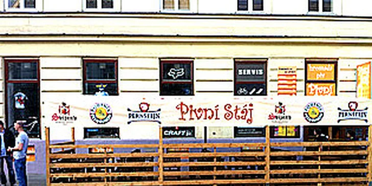 40% sleva na libovolné hamburgery v Pivní stáji