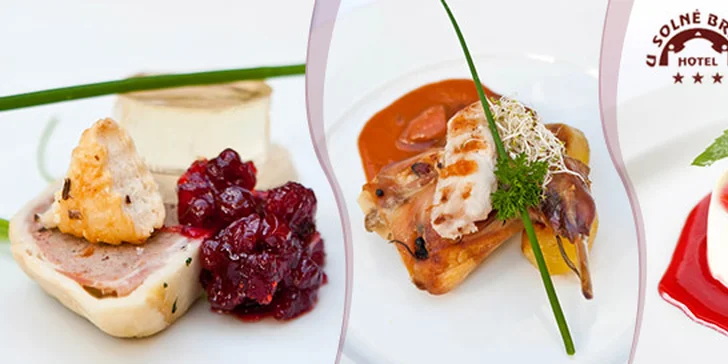 Delikatesní 7chodové menu U Solné brány pro dva