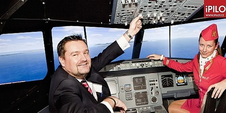 Letecký simulátor Airbus A320 - 60 minut v nočních časech: 21:00 – 8:00 hod.