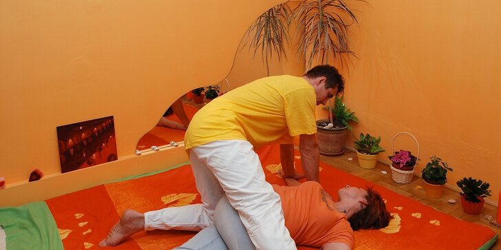 Japonská chrámová masáž Shiatsu i s možností doplňujícího cvičení