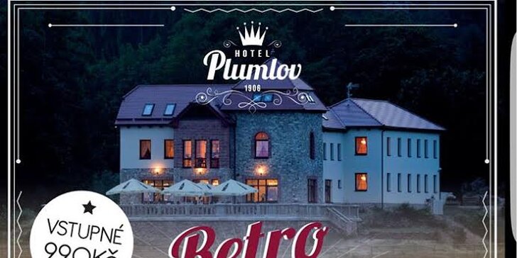 Silvestrovský pobyt v hotelu Plumlov na Moravě - večerní program, raut i ohňostroj