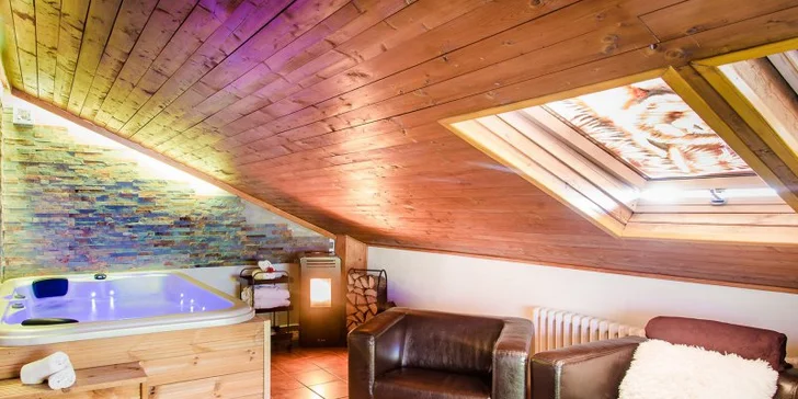 Dovolená snů: apartmány s vířivkou a kinotelevizí či zahradní apartmán s wellness