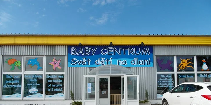 Pronájem bazénu s teplou vodou vhodný pro miminka