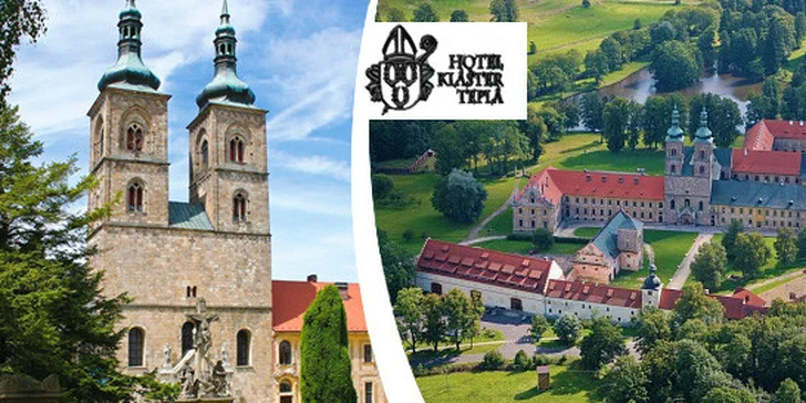 3-4 dny odpočinku pro dva v Hotelu klášter Teplá