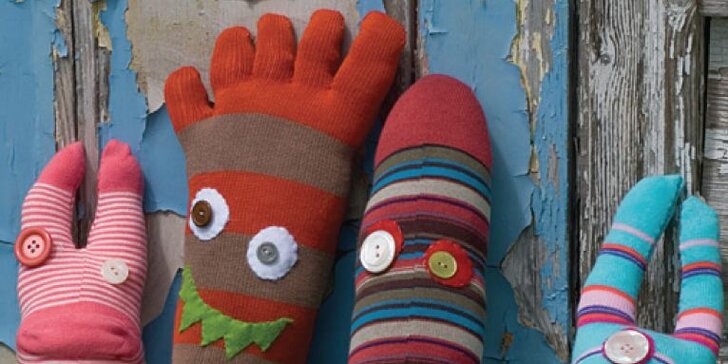 Jednodenní kurz pro hravé ručky: Šití ponožkových hraček a dekorací